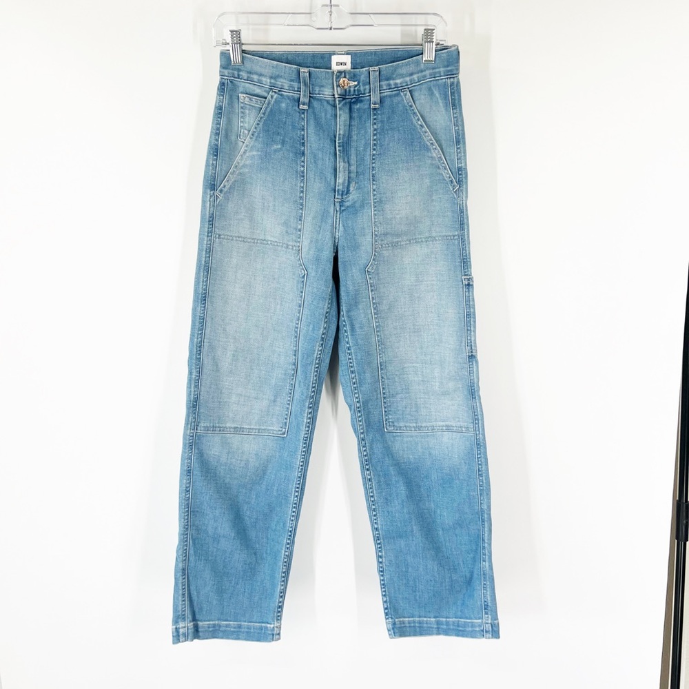 Edwin High Rise Carpenter Jeans Light Wash